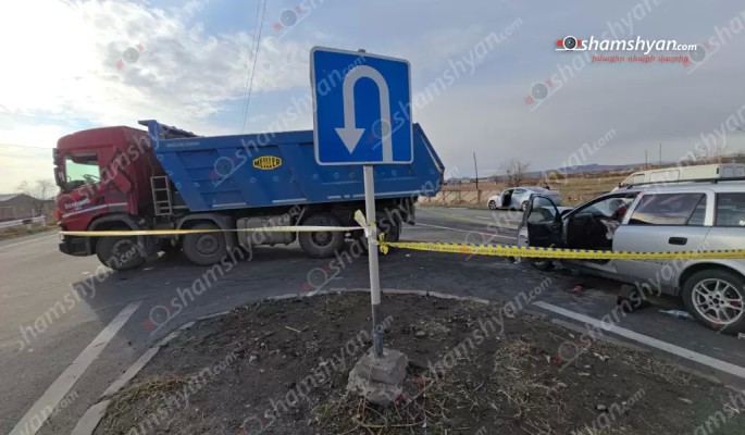 Արմավիրի մարզում բախվել են «Opel»-ն ու «Scania» բեռնատարը. կա վիրավոր. shamshyan.com
