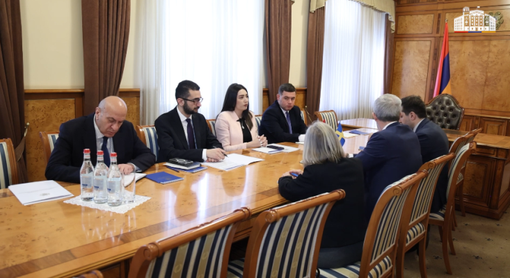 ՆԳ նախարարն ընդունել է Շվեդիայի Թագավորության արտակարգ և լիազոր դեսպանին