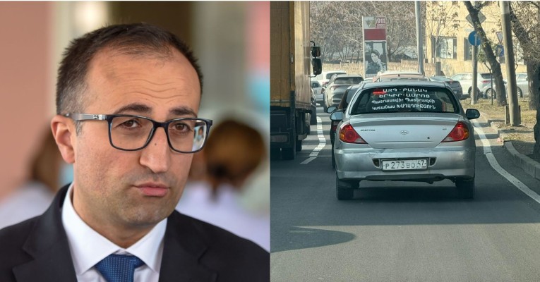 Կենացային հայրենասիրությամբ «համեմված» ավտոմեքենան խախտում է երթևեկության կանոնները. Արսեն Թորոսյան