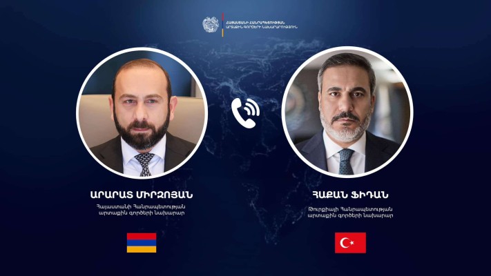 Հայաստանի և Թուրքիայի ԱԳ նախարարները հեռախոսազրույց են ունեցել
