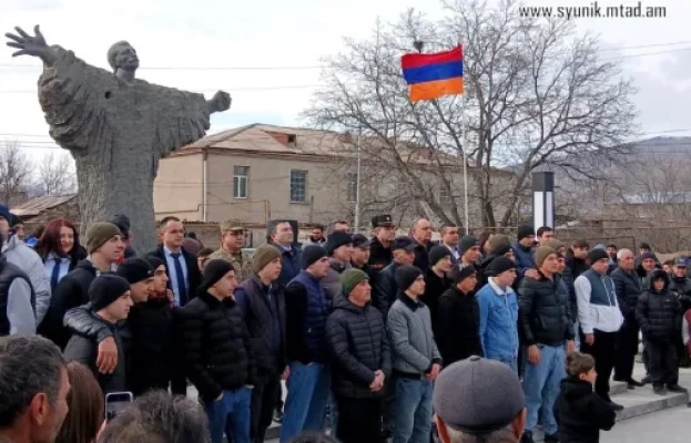 Սյունիքում զինվորական ծառայության են ճանապարհել ձմեռային զորակոչի երկրորդ հավաքի նորակոչիկներին