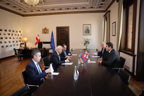 Վրաստանի խորհրդարանի նախագահն ընդունել է դեսպան Աշոտ Սմբատյանին