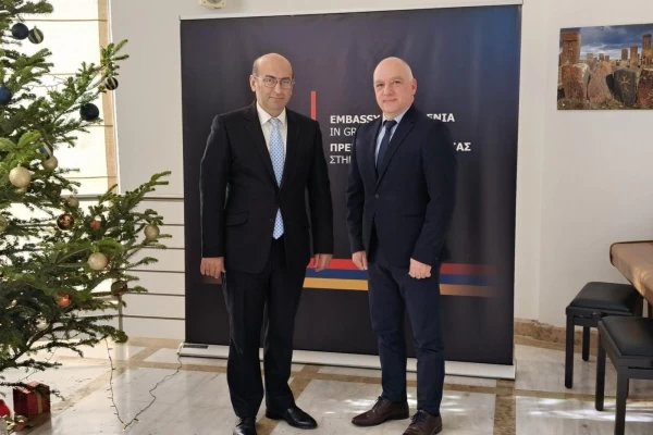 Հունաստանում ՀՀ դեսպանություն է այցելել Հայաստան համահայկական հիմնադրամի Հունաստանի հանձնախմբի տնօրենը