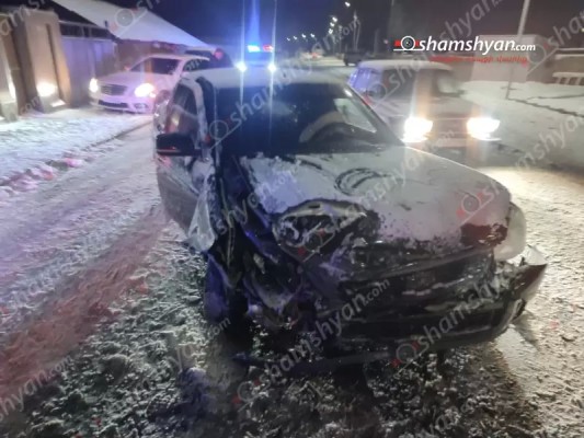 Գանձակում բախվել են «Nissan»-ն ու «Լադա»-ն․ կա վիրավոր․ shamshyan.com