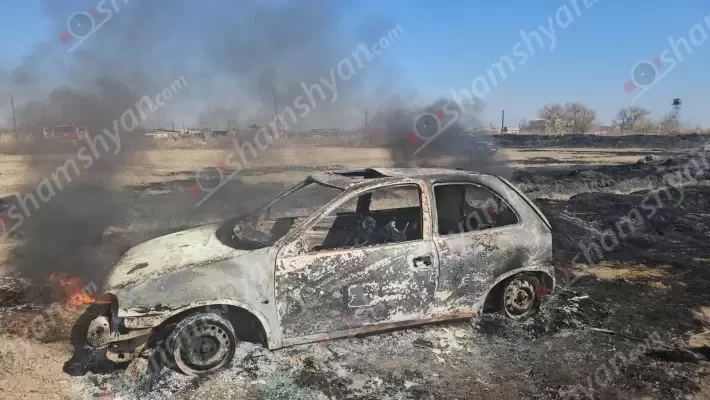 Արտակարգ դեպք՝ հայ-թուրքական սահմանին․ Opel Corsa-ն վերածվել է մոխրակույտի․ shamshyan.com