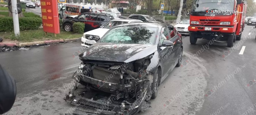 Երևանում բախվել են «Kia»-ն ու «Chery»-ն. կա վիրավոր. shamshyan.com