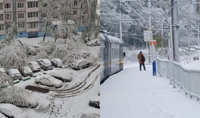 Հոսանքազրկումներ, վնասված մեքենաներ, տապալված ծառեր. Մոսկվայում տեղացել է մայիսյան ամենաառատ ձյունը