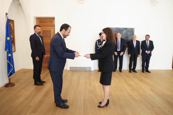 Կիպրոսում Հայաստանի դեսպանն իր հավատարմագրերն է հանձնել երկրի նախագահին