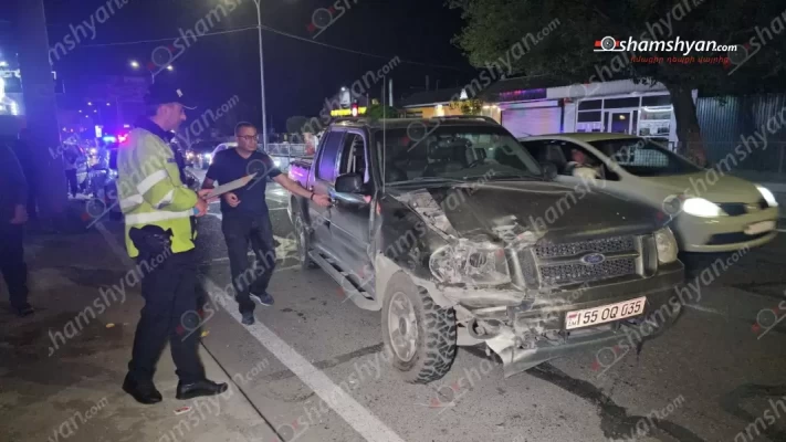 Երևանում 49-ամյա խմած վարորդը «Ford Explorer»-ով բախվել է կայանված «Opel Zafira»-ին, որն էլ կոտրել է մթերային խանութի դուռն ու սառնարանը․ shamshyan.com
