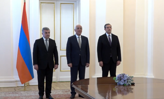 ՀՀ նախագահի նստավայրում տեղի է ունեցել դատավորի երդման արարողություն