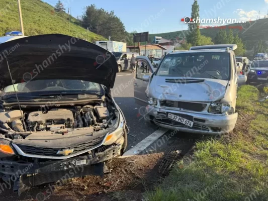 «Չայնիի» ոլորաններում բախվել են «Mercedes» ու «Chevrolet»-ն. կա 7 վիրավոր. shamshyan.com