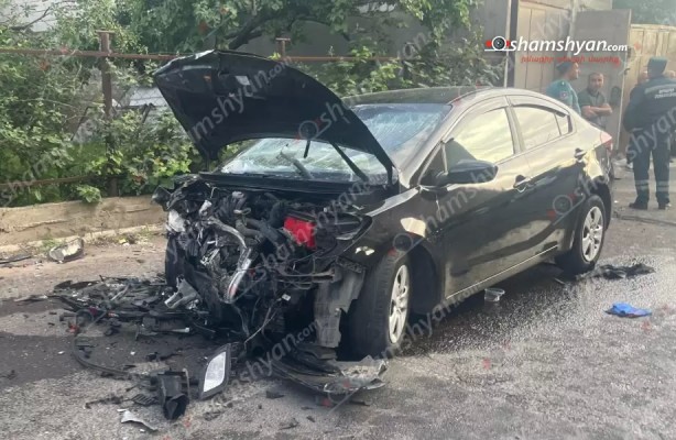 Երևանում բախվել են «Kia»-ն, «BMW»-ն ու «Opel Zafira»-ն. ընտանիքի 4 անդամ հոսպիտալացվել է. shamshyan.com