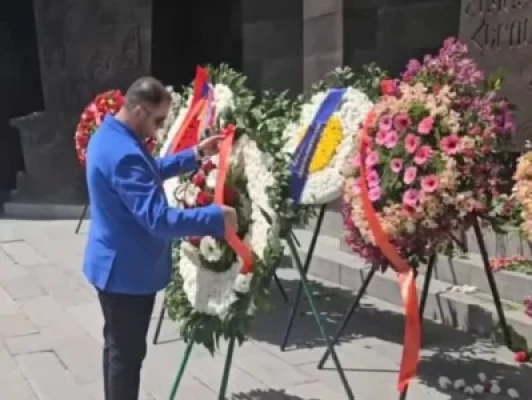 Գագիկ Ծառուկյանի անունից Բաշ Ապարանի հուշահամալիրում դրվեց ծաղկեպսակ՝ ի նշան հարգանքի ազգային հերոսների հիշատակի