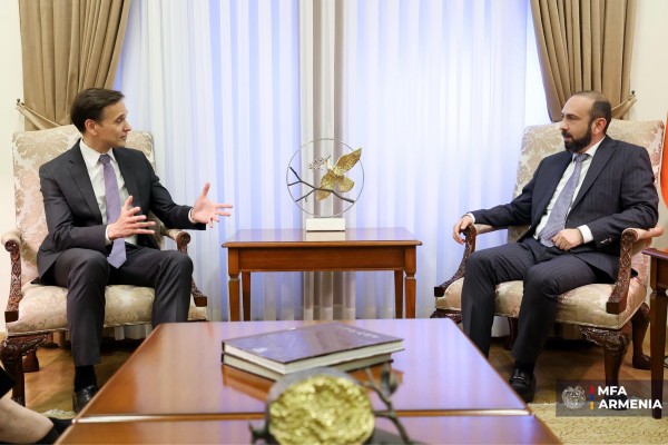 Արարատ Միրզոյանն ընդունել է ԱՄՆ պետքարտուղարի փոխտեղակալին