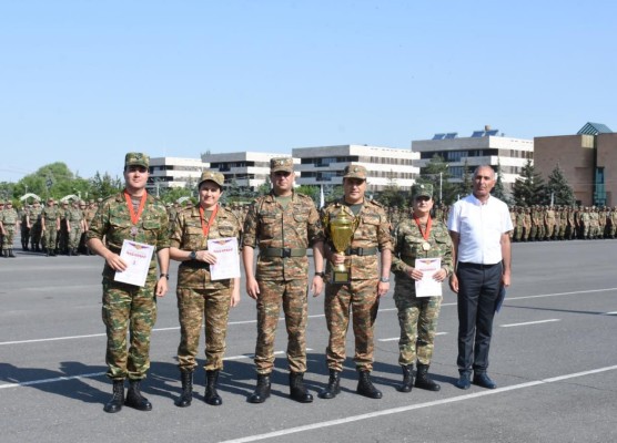 Ռազմական ակադեմիայի թիմը՝ ռազմամարզական առաջնության հաղթող