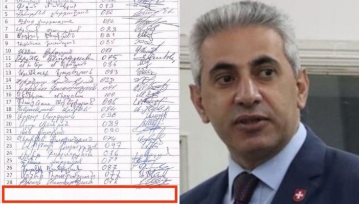 Ոչ ոք չգիտի, թե սա ինչ ցուցակ է. Էդգար Ղազարյան
