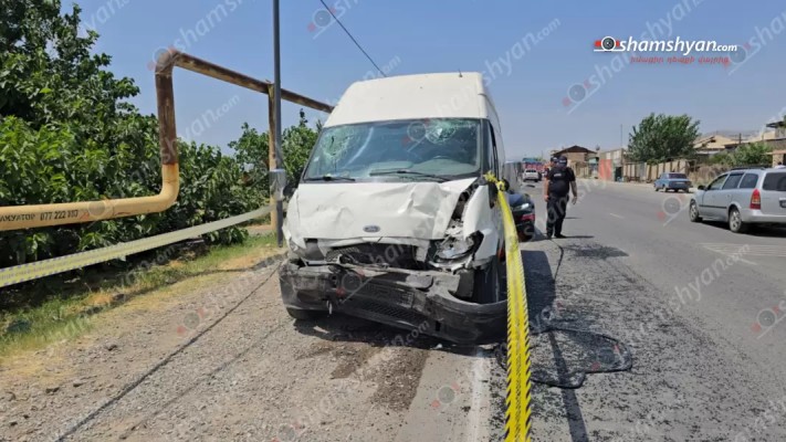 Սուրենավանում «Ford Transit»-ը բախվել է «Mercedes Sprinter»-ին․ կան վիրավորներ. shamshyan.com