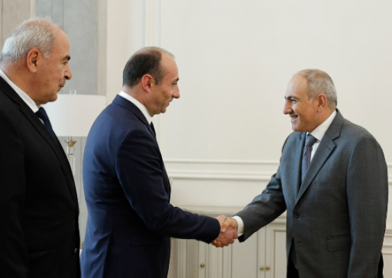 Փաշինյանն ընդունել է Վրաստանի ՆԳ նախարարին