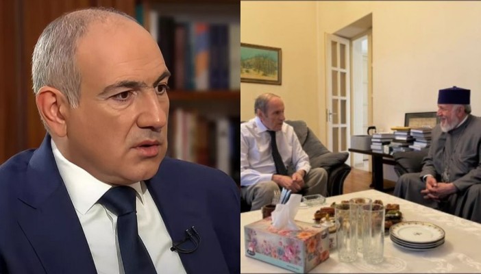 Հեսա նայեմ՝ ինչ են բարբաջել. Փաշինյանը՝ Տեր-Պետրոսյանի ու Կաթողիկոսի մասին