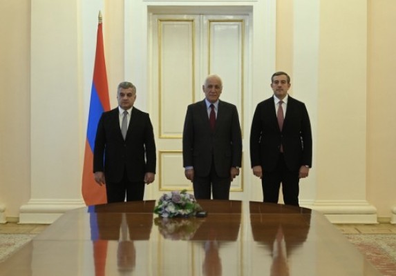 ՀՀ նախագահի նստավայրում տեղի է ունեցել դատավորների երդման արարողություն
