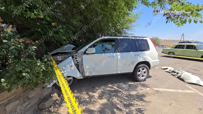 Ուջանում բախվել են «Nissan X-Trail»ն ու «VAZ 2104»-ը. կա 4 վիրավոր. shamshyan.com