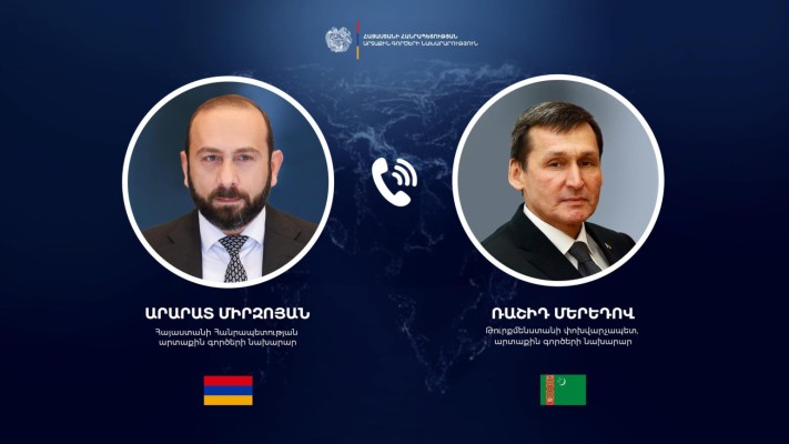 Հայաստանի և Թուրքմենստանի ԱԳ նախարարները հեռախոսազրույց են ունեցել