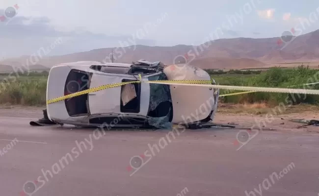 Արարատի մարզում բախվել են Opel-ը և BMW-ն․ վերջինը կողաշրջվել է․ կա 5 վիրավոր․ shamshyan.com