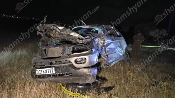 Ողբերգական ավտովթար՝ Կոտայքի մարզում․ BMW X3-ը մի քանի պտույտ շրջվել ու հայտնվել է դաշտում. 3 զոհերի մարմինները հայտնաբերվել են մեքենայից դուրս․ shamshyam.com