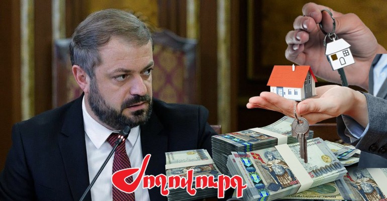 Նախարար Պապոյանը 4 տարում 2 բնակարան է գնել. Ժողովուրդ