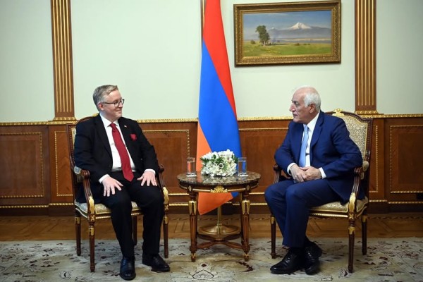 Վահագն Խաչատուրյանը շնորհակալություն է հայտնել Կանադայի դեսպանին ՀՀ-ին ցուցաբերած աջակցության համար