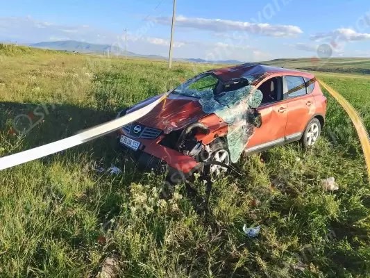 41-ամյա վարորդը դուրս է եկել երթևեկելի գոտուց և հայտնվել դաշտում․ կա վիրավոր