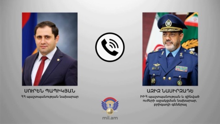 Սուրեն Պապիկյանն ու Իրանի պաշտպանության նախարարը հեռախոսազրույց են ունեցել