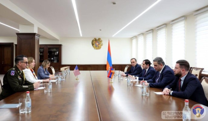 Սուրեն Պապիկյանն ընդունել է ԱՄՆ դեսպանին և պաշտպանության հարցերով նորանշանակ կցորդին