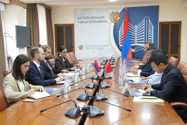 Հայաստանը բաց է չինական ներդրումների համար. Պապոյանն ընդունել է Չինաստանի դեսպանին