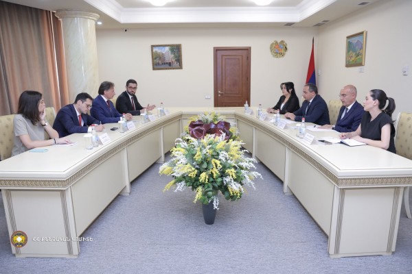 ՔԿ նախագահը Իտալիայի դեսպանի հետ քննարկել է փորձի փոխանակման, համատեղ վերապատրաստումների հնարավորությունները