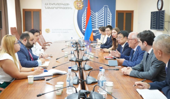 Էկոնոմիկայի փոխնախարարը և Շանհայի պատվիրակությունը քննարկել են գործարար կապերի զարգացման հեռանկարը