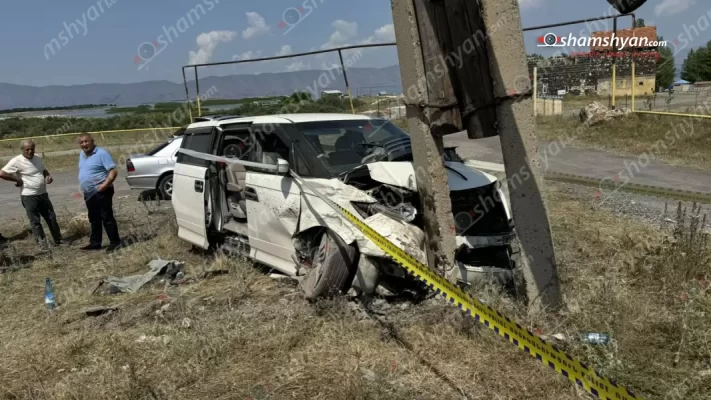 Գեղարքունիքում բախվել են «Volkswagen Tuareg»-ը և «Honda Elysion»-ը․ կա 6 վիրավոր․ shamshyan.com