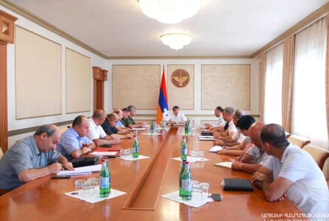 Արայիկ Հարությունյանը ընդլայնաված խորհրդակցություն է հրավիրել Ստեփանակերտի ջրամատակարարման խնդրի առնչությամբ