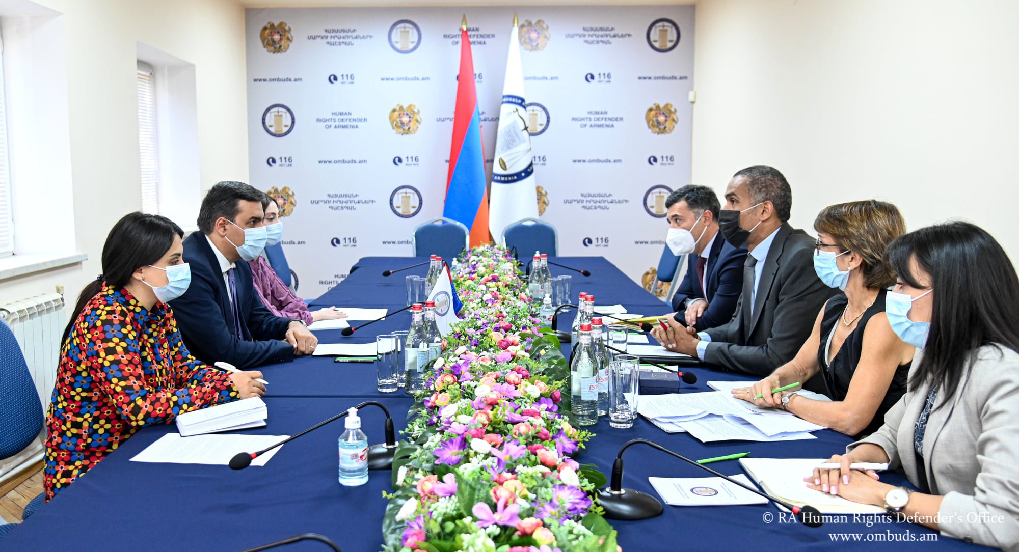 Արման Թաթոյանը ընդունել է Եվրոպայի խորհրդի բիոէթիկայի բաժնի ղեկավար Լորանս Լվոֆֆի գլխավորած պատվիրակությունը