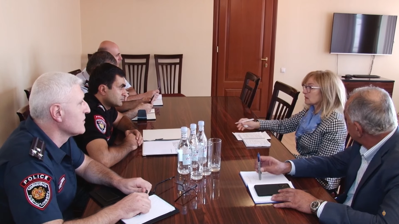  Հանդիպում քրեական ոստիկանության գլխավոր վարչությունում 