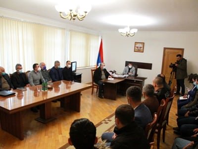 Արցախի Հանրապետության նախագահն Ասկերան քաղաքում հանդիպել է շրջկենտրոնի երիտասարդական ակտիվի հետ